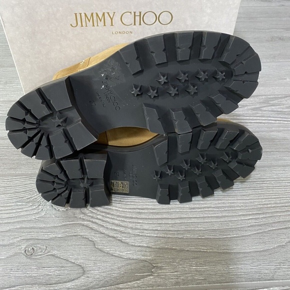 Jimmy Choo Tan Ankle Boots - Picture 7 of 8